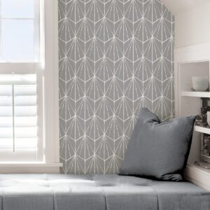 Grey Dorset Peel & Stick Wallpaper