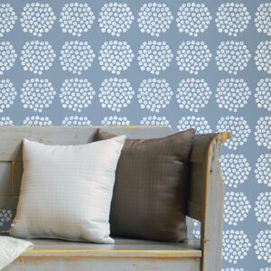 Blue Puketti Peel and Stick Wallpaper