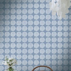 Blue Puketti Peel and Stick Wallpaper