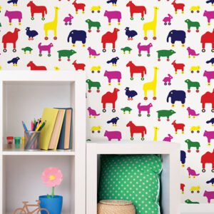Multi Rulla Peel and Stick Wallpaper