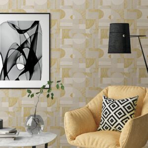0061461 gold margo geometric peel and stick wallpaper.jpeg