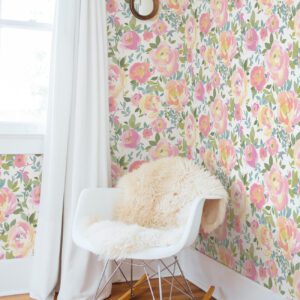 0061514 pink gracelyn flower peel and stick wallpaper.jpeg