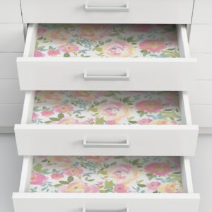 Pink Gracelyn Flower Peel & Stick Wallpaper