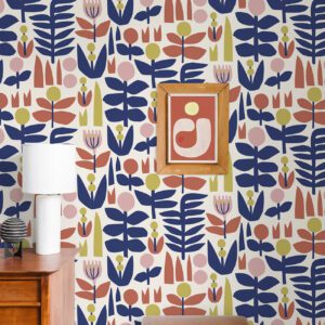 0061847 red a bit of folk flower peel and stick wallpaper.jpeg