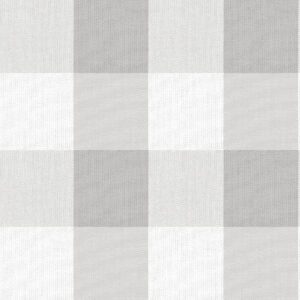 Grey Buffalo Plaid Plaid Peel and Stick Wallpaper