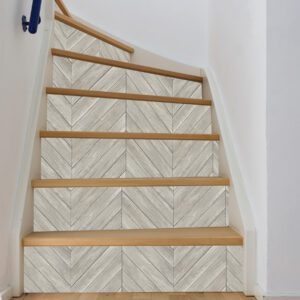 Wildwood Ash Chevron Peel and Stick Wallpaper