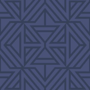 Blue Linear Peel and Stick Wallpaper