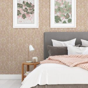 Blush Enchanted Peel and Stick Wallpaper