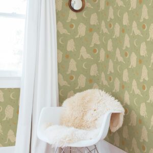 Sage Nudes Novelty Peel and Stick Wallpaper