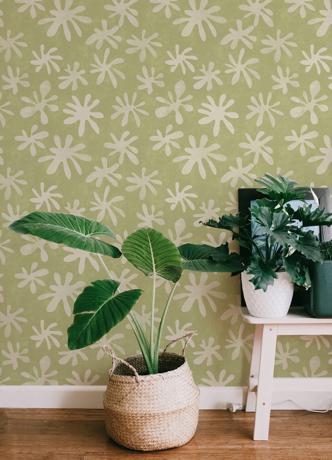 0064288 sage field of flowers peel and stick wallpaper.jpeg