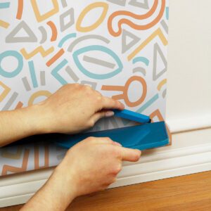 Multi Doodle Abstract Peel and Stick Wallpaper