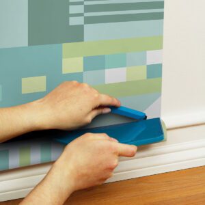 Multi Cool Kiki Shapes Peel and Stick Wallpaper