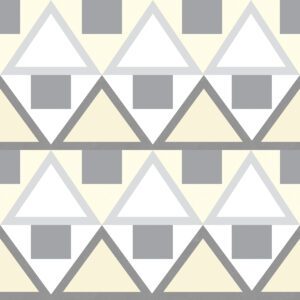 Grey Madaket Geometric Peel and Stick Wallpaper
