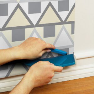 Grey Madaket Geometric Peel and Stick Wallpaper