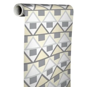 Grey Madaket Geometric Peel and Stick Wallpaper