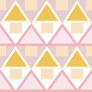 Pink Madaket Geometric Peel and Stick Wallpaper