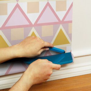 Pink Madaket Geometric Peel and Stick Wallpaper