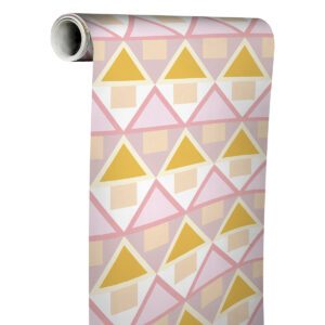Pink Madaket Geometric Peel and Stick Wallpaper