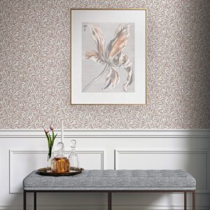 Terracotta Wisley Peel and Stick Wallpaper