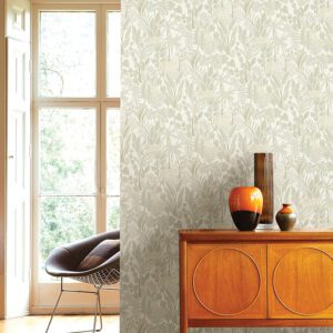 Taupe Maynard Peel and Stick Wallpaper