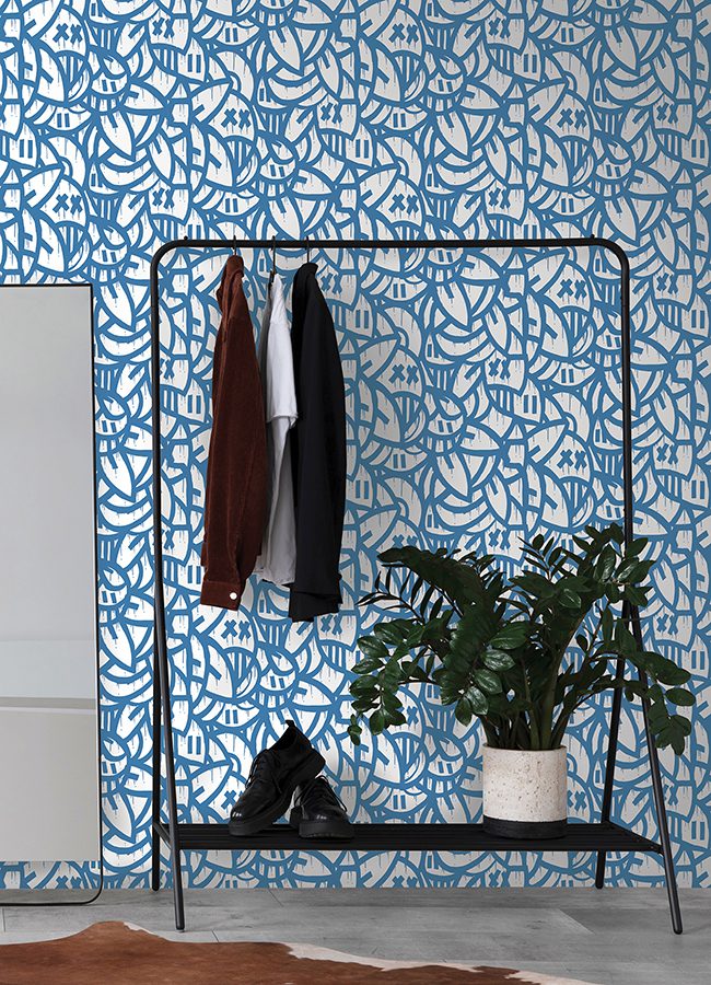 0066323 blue bold arrangements peel and stick wallpaper.jpeg