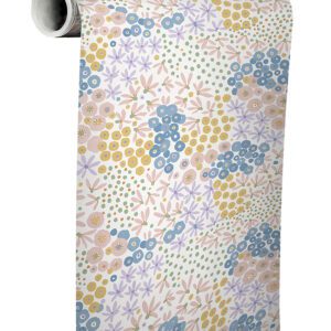 Floral Bunch Multi Bright Peel and Stick Wallpaper