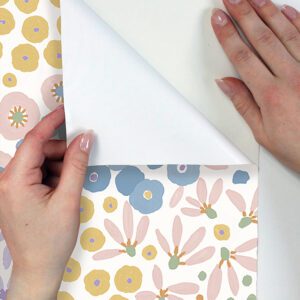 Floral Bunch Multi Bright Peel and Stick Wallpaper