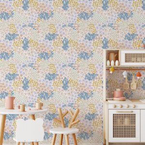 Floral Bunch Multi Bright Peel and Stick Wallpaper