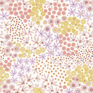 Floral Bunch Multi Warm Peel and Stick Wallpaper