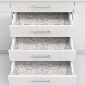 Unicorn Stamp Purple Peel and Stick Wallpaper