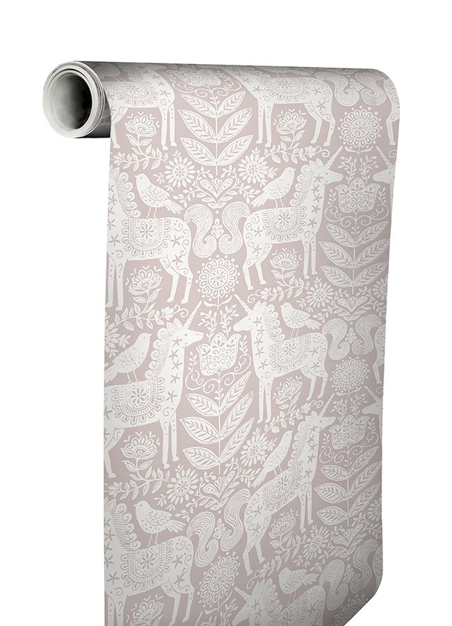 0066787 unicorn stamp pink peel and stick wallpaper.jpeg