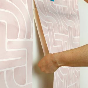 Blush Blythe Peel and Stick Wallpaper