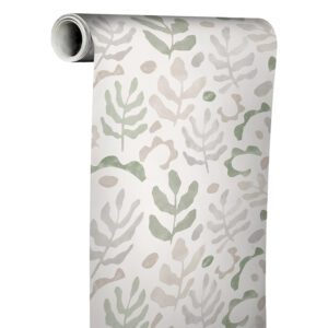 Neutral Green Mira Peel and Stick Wallpaper