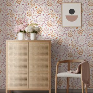 Berry Mira Peel and Stick Wallpaper