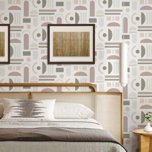 Terracotta Wiles Peel and Stick Wallpaper