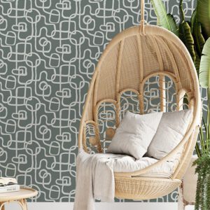 Grey Niko Peel and Stick Wallpaper