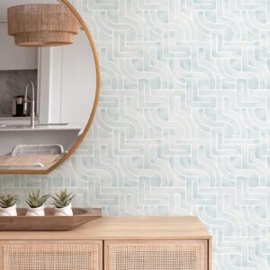 Blue Blythe Peel and Stick Wallpaper