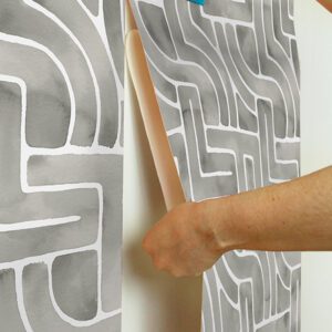 Grey Blythe Peel and Stick Wallpaper