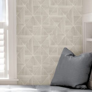 Taupe Lazlo Peel and Stick Wallpaper