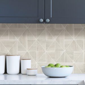 Taupe Lazlo Peel and Stick Wallpaper