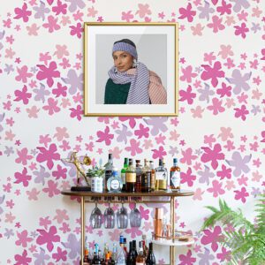 0069172 lele lillies pink peel and stick wallpaper.jpeg