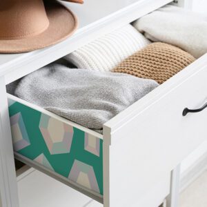 Lele Gems Teal Peel and Stick Wallpaper