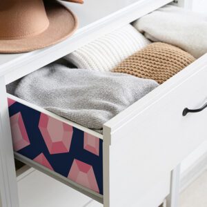 Lele Gems Navy Peel and Stick Wallpaper