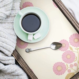 Lilac Sienna StrawFlower Peel and Stick Wallpaper