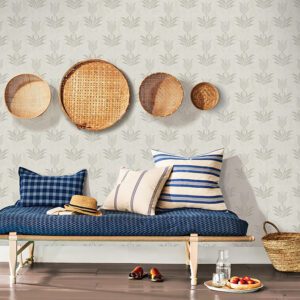 Grey Parrot Tulip Peel and Stick Wallpaper