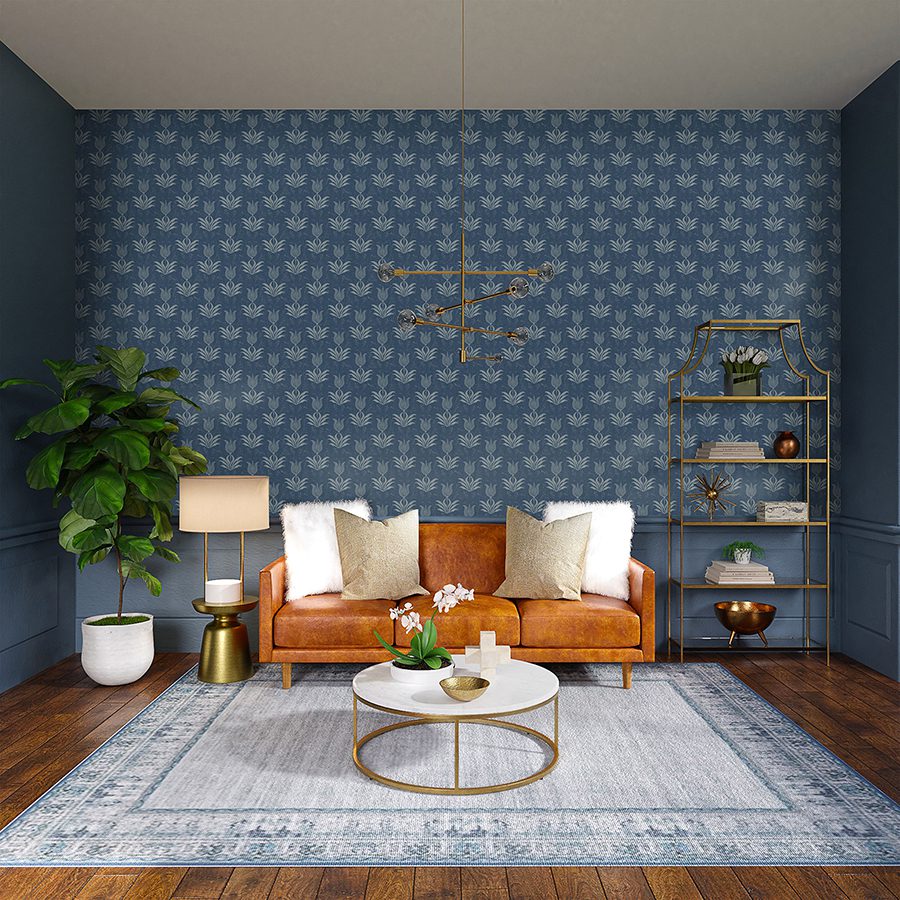 0086004 navy parrot tulip peel and stick wallpaper.jpeg