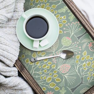 Green Groovy Garden Peel and Stick Wallpaper