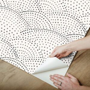 Charcoal Danton Peel and Stick Wallpaper