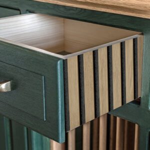 Oak Slat Wood Peel and Stick Wallpaper