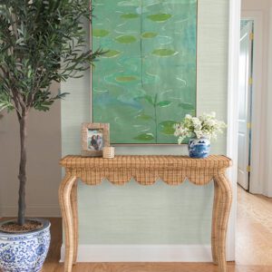 Cucumber Classic Faux Grasscloth Peel and Stick Wallpaper